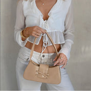 Cherie Bow Bag Silver