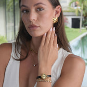 Vespera | Leather Gold