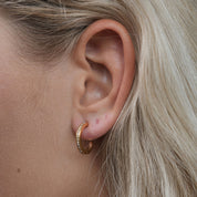 Loisa Hoop Earrings | 18K Gold-Plated
