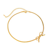 Lilliene Bow Bracelet | 18K Gold-Plated
