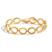 Maren Loop Bracelet | 18K Gold-Plated