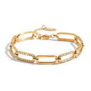 Julisse Link Bracelet | 18K Gold-Plated