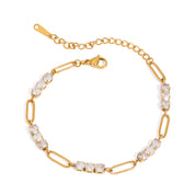 Vanna Link Bracelet | 18K Gold-Plated