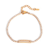 Amelisse Bar Bracelet | 18K Gold-Plated