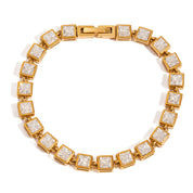 Tessara Link Bracelet | 18K Gold-Plated