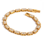 Corinne Halo Bracelet | 18K Gold-Plated