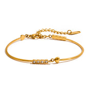 Amelie Radiant Bracelet | 18K Gold-Plated