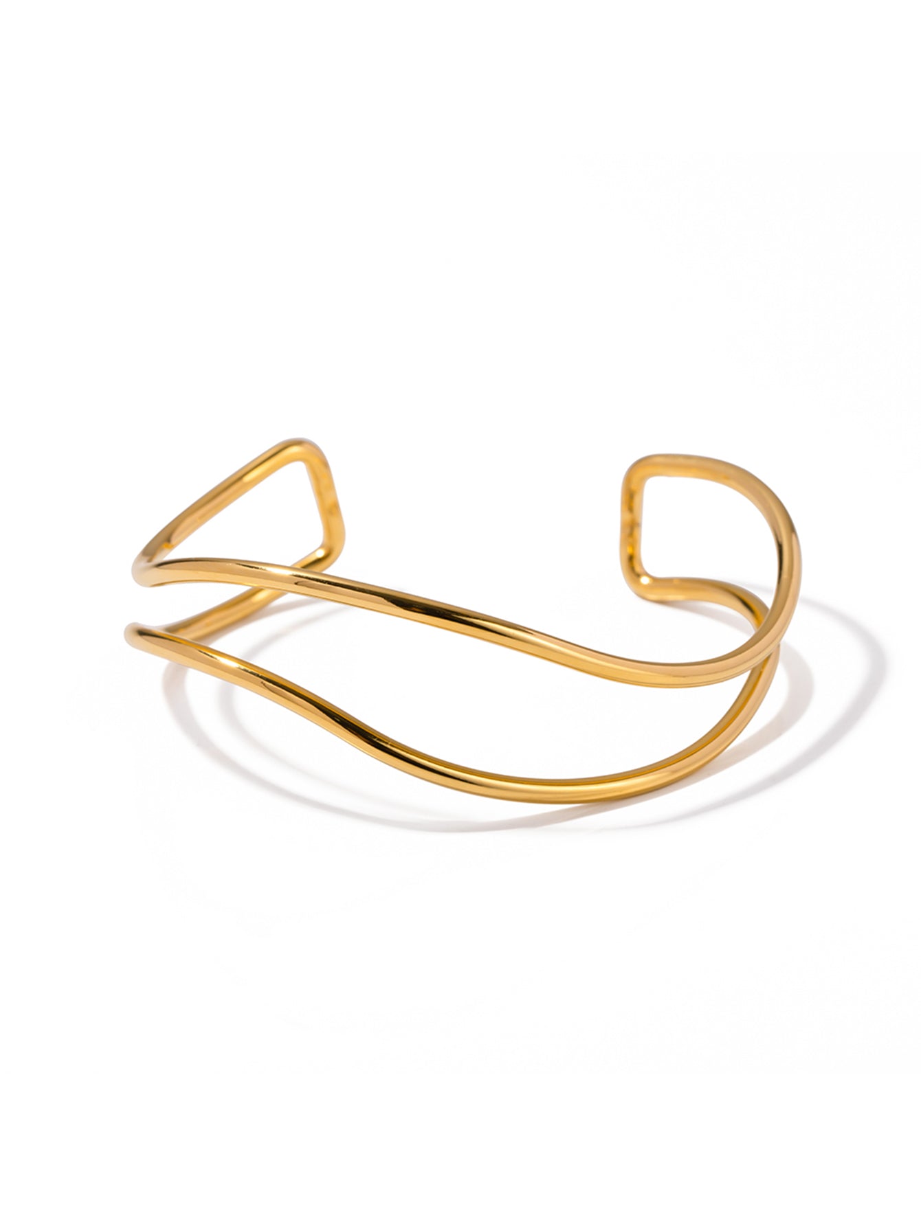 Adelia Flow Cuff | 18K Gold-Plated