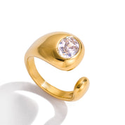 Ranessa Dome Ring | 18K Gold-Plated