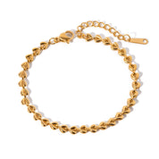 Elodia Heart Bracelet | 18K Gold-Plated