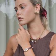 Livia | Leather Gold