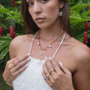 Rosalind Dangle Earrings | 18K Gold-Plated