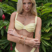 Esme White Heart Ring | 18K Gold-Plated