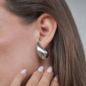 Eliza Drop Earrings | Polished Stainless Steel