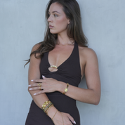 Diana Bead Bracelet | 18K Gold-Plated / Sterling Silver