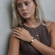 Isabella | Leather Gold