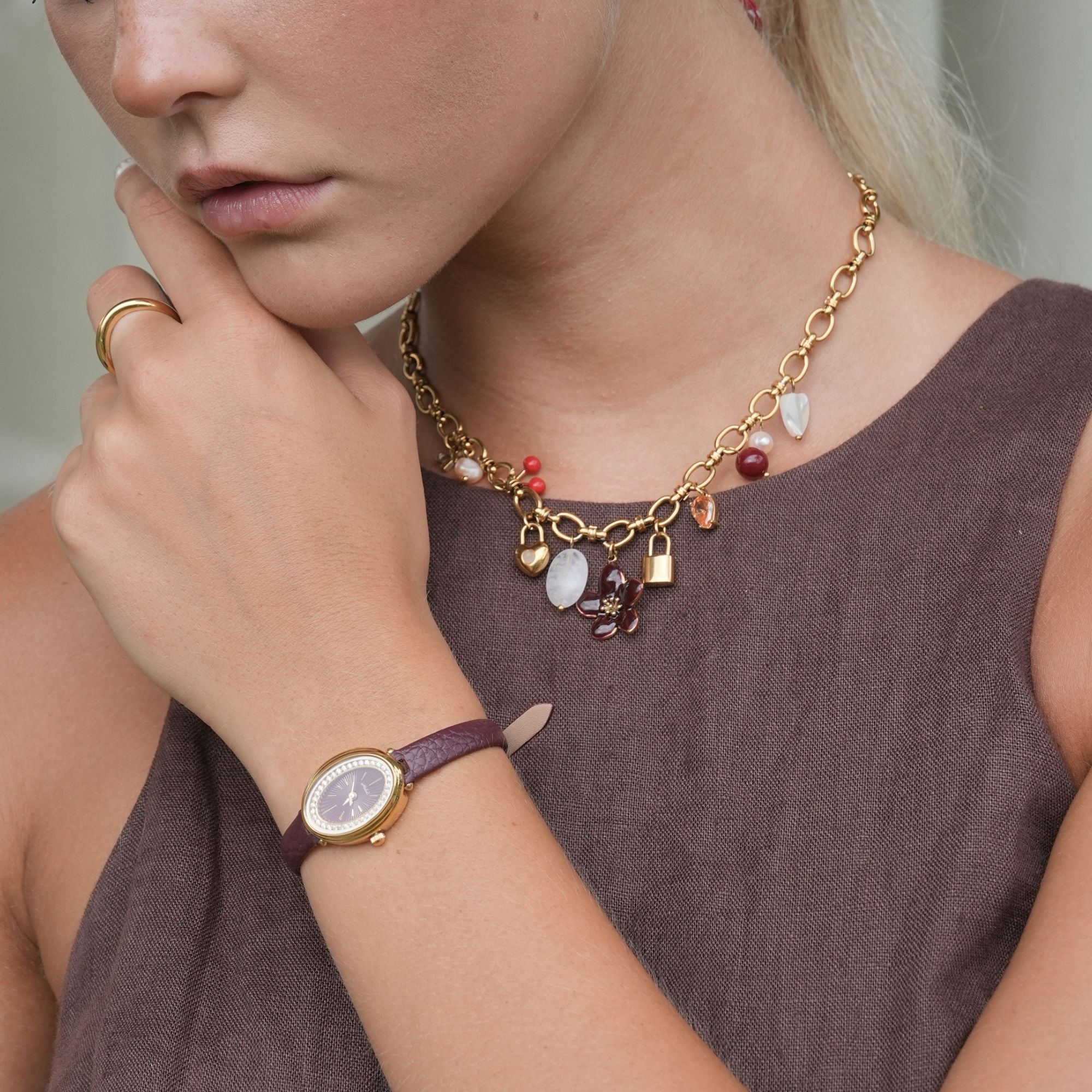 Sylvette Charm Necklace